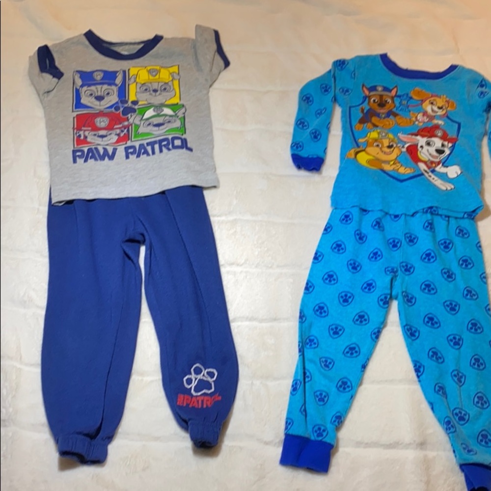 Lot of boys 4T Paw Patrol pajamas